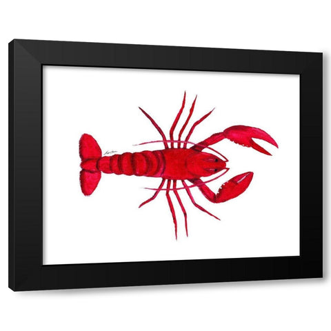 Pincher IV Black Modern Wood Framed Art Print by Edwins, Hugo