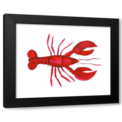Pincher II Black Modern Wood Framed Art Print by Edwins, Hugo