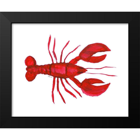 Pincher II Black Modern Wood Framed Art Print by Edwins, Hugo