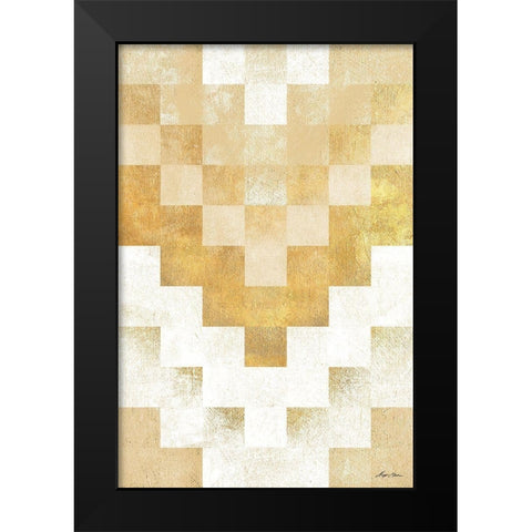 The Golden Path Black Modern Wood Framed Art Print by Edwins, Hugo