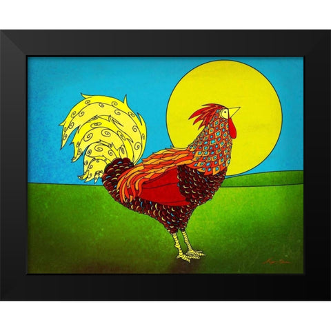 Bright and Early II Black Modern Wood Framed Art Print by Edwins, Hugo