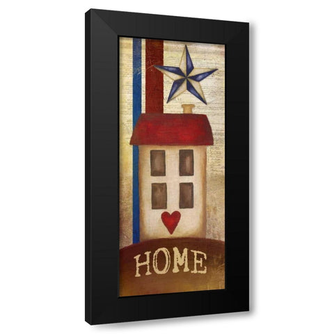 Welcome Home America II Black Modern Wood Framed Art Print by Medley, Elizabeth