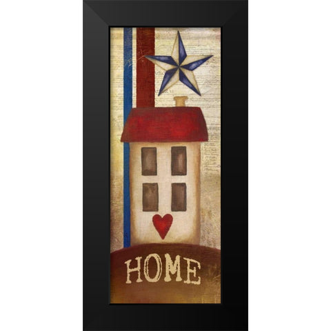 Welcome Home America II Black Modern Wood Framed Art Print by Medley, Elizabeth