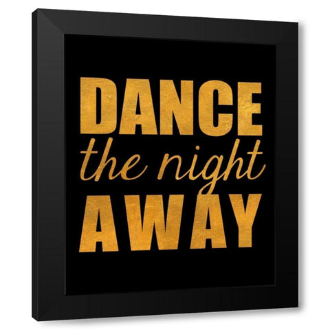 Be and Dance I Black Modern Wood Framed Art Print with Double Matting by Studio, SD Graphics