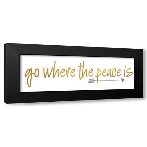 Light II Black Modern Wood Framed Art Print with Double Matting by SD Graphics Studio