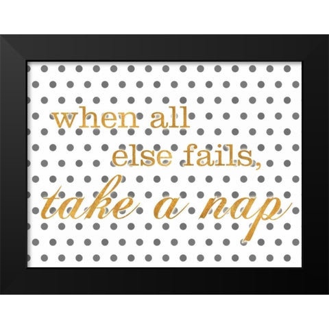 Life II Black Modern Wood Framed Art Print by SD Graphics Studio