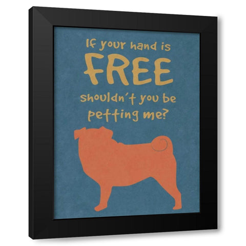 Deoge Says III Black Modern Wood Framed Art Print by Studio, Sd Graphics