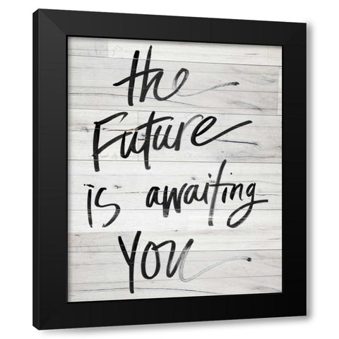 Future Dreams I Black Modern Wood Framed Art Print with Double Matting by Studio, Sd Graphics