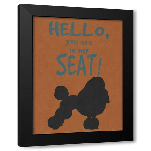 Deoge Says I Black Modern Wood Framed Art Print with Double Matting by Studio, Sd Graphics