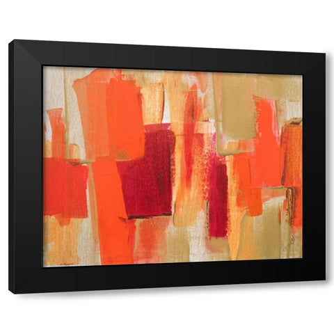 Red Sonata I Black Modern Wood Framed Art Print by Loreth, Lanie