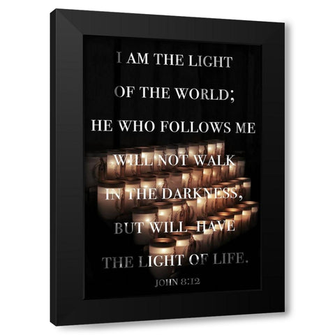 The Light of Life Black Modern Wood Framed Art Print by Mansfield, Kathy