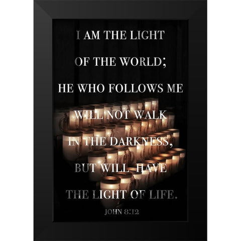 The Light of Life Black Modern Wood Framed Art Print by Mansfield, Kathy