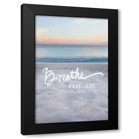 Breathe the Air Black Modern Wood Framed Art Print by Bryant, Susan