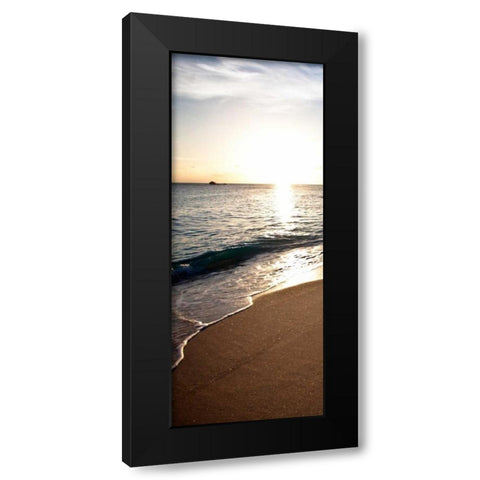 Bimini Beach Black Modern Wood Framed Art Print by Bryant, Susan