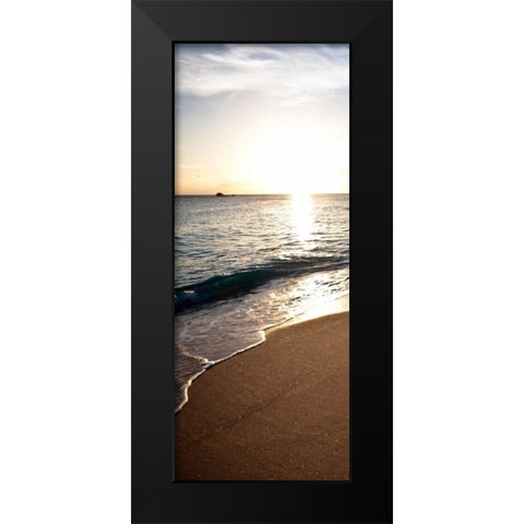 Bimini Beach Black Modern Wood Framed Art Print by Bryant, Susan