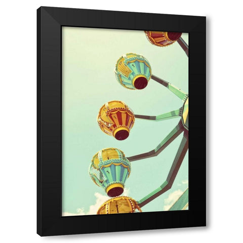 Sky Ride I Black Modern Wood Framed Art Print by Peck, Gail