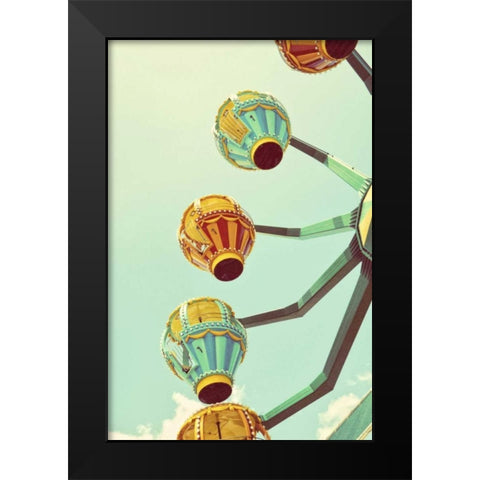 Sky Ride I Black Modern Wood Framed Art Print by Peck, Gail
