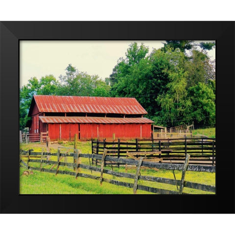 American Suite Black Modern Wood Framed Art Print by Peck, Gail