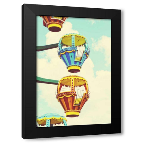 Sky Ride II Black Modern Wood Framed Art Print with Double Matting by Peck, Gail