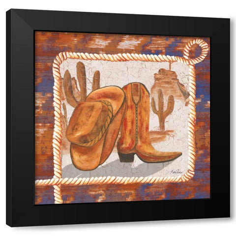 Western Art I Black Modern Wood Framed Art Print by Ritter, Gina