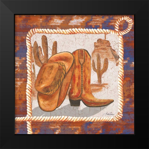 Western Art I Black Modern Wood Framed Art Print by Ritter, Gina