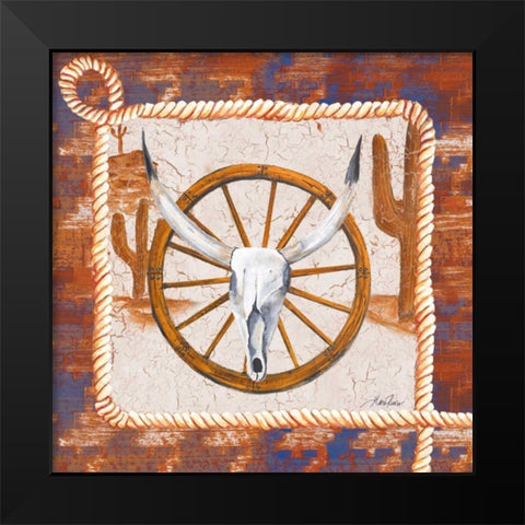 Western Art II Black Modern Wood Framed Art Print by Ritter, Gina