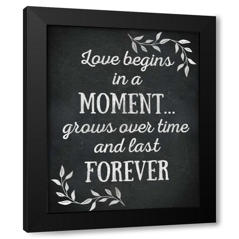 Home Forever II Black Modern Wood Framed Art Print by Studio, Sd Graphics
