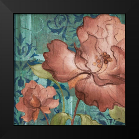 Boho Dream Square I Black Modern Wood Framed Art Print by Loreth, Lanie