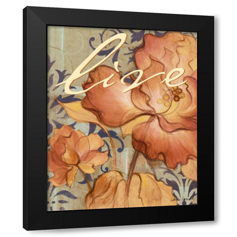 Rouge Lilac Inspiration I Black Modern Wood Framed Art Print by Loreth, Lanie