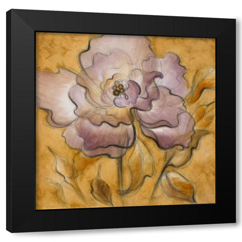Lilac Dream II Black Modern Wood Framed Art Print with Double Matting by Loreth, Lanie