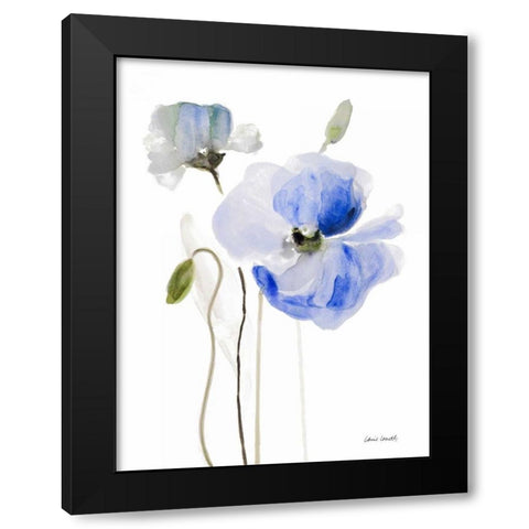 All Poppies I Black Modern Wood Framed Art Print with Double Matting by Loreth, Lanie