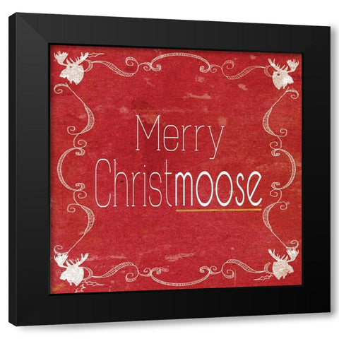 Red Hot Christmas III Black Modern Wood Framed Art Print by Metz, Andi