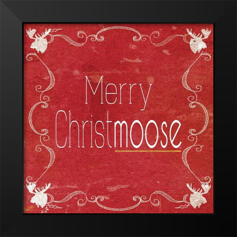 Red Hot Christmas III Black Modern Wood Framed Art Print by Metz, Andi