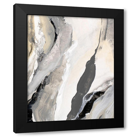 Crystalline Set III Black Modern Wood Framed Art Print by Loreth, Lanie