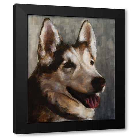 Best Friend I Black Modern Wood Framed Art Print by Johnson, Walt