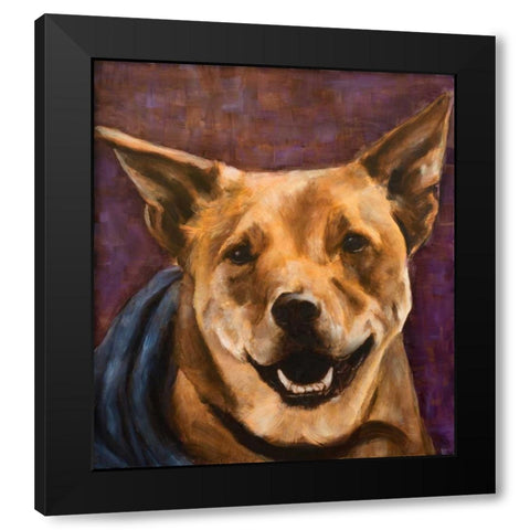 Ive Missed You Black Modern Wood Framed Art Print with Double Matting by Johnson, Walt