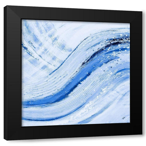 Azul Mar II Black Modern Wood Framed Art Print by Pinto, Patricia