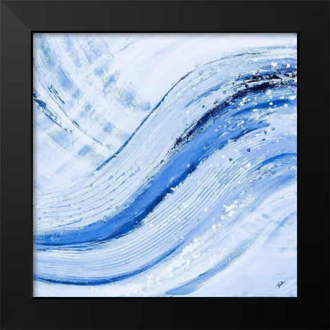 Azul Mar II Black Modern Wood Framed Art Print by Pinto, Patricia