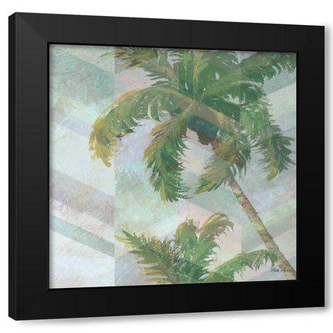 Go With Coastal Color II Black Modern Wood Framed Art Print with Double Matting by Marcon, Michael