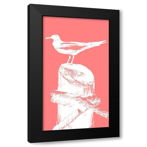 Perching Seabird I Black Modern Wood Framed Art Print with Double Matting by Bryant, Susan