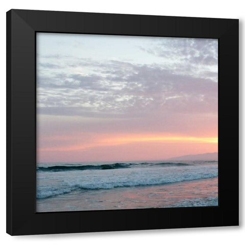 On the Beach Black Modern Wood Framed Art Print with Double Matting by Bryant, Susan