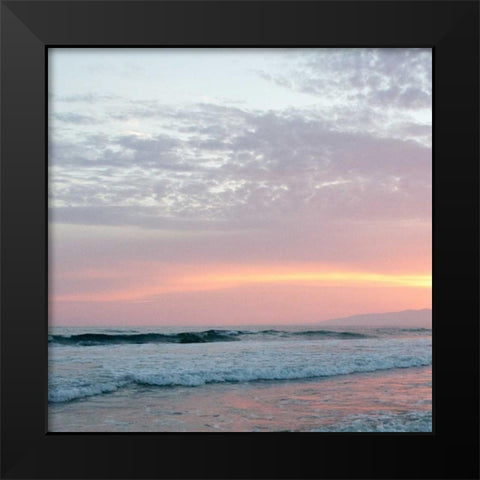 On the Beach Black Modern Wood Framed Art Print by Bryant, Susan