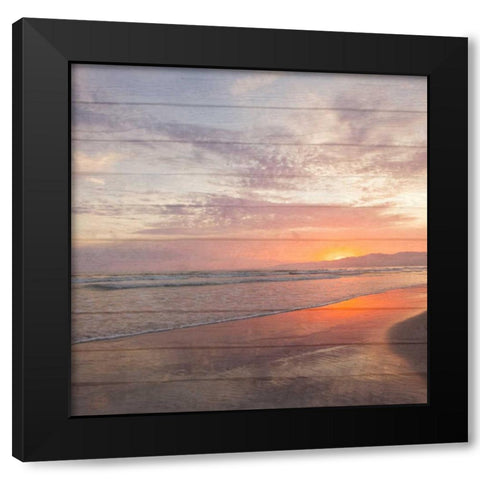Beach Wood White Black Modern Wood Framed Art Print by Bryant, Susan