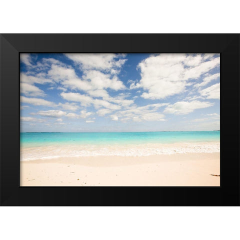 Beach Perspective Black Modern Wood Framed Art Print by Bryant, Susan