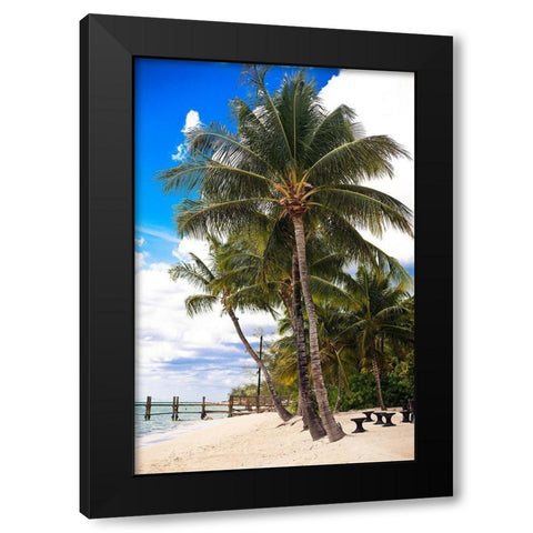 This Is Paradise Black Modern Wood Framed Art Print by Bryant, Susan