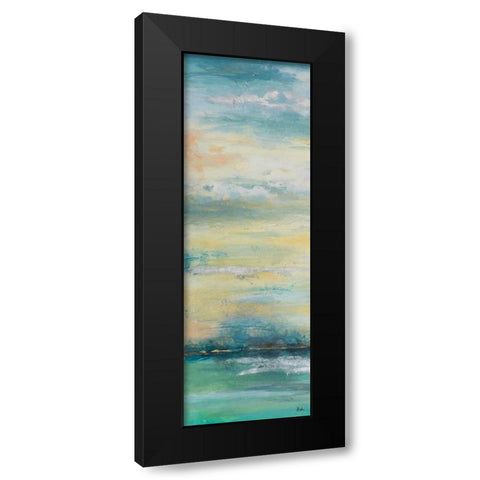 Misty Morning Panel I Black Modern Wood Framed Art Print with Double Matting by Pinto, Patricia