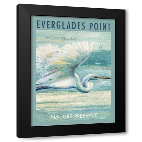 Everglades Poster I Black Modern Wood Framed Art Print with Double Matting by Pinto, Patricia
