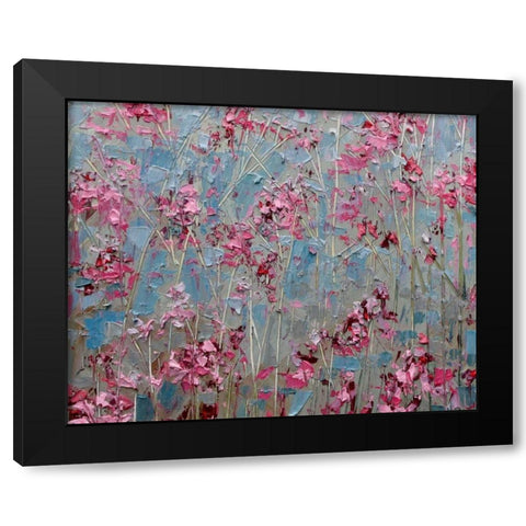 Iridaceae Black Modern Wood Framed Art Print by Coolick, Ann Marie