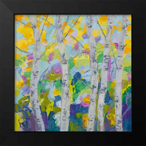 Dancing Birch Tree I Black Modern Wood Framed Art Print by Coolick, Ann Marie