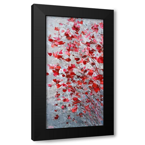 Sakura Tree I Black Modern Wood Framed Art Print with Double Matting by Coolick, Ann Marie